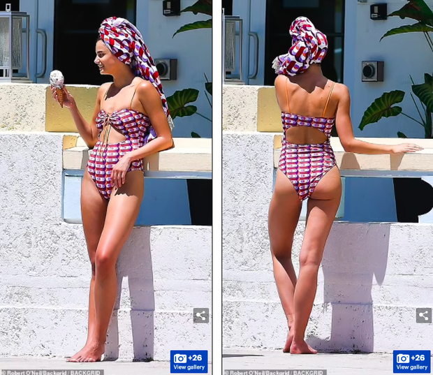 Thiên thần nội y Taylor Hill chụp ảnh bikini phô đường cong tuyệt mỹ - Ảnh 11.