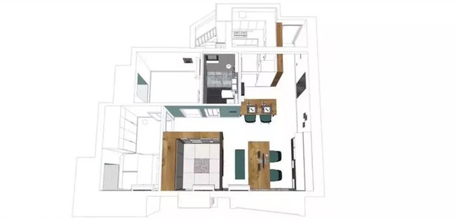 Cặp vợ chồng trẻ cải tạo căn hộ 54m² từ chật hẹp thành không gian vô cùng rộng rãi nhờ khéo thiết kế khu vực lưu trữ - Ảnh 1.