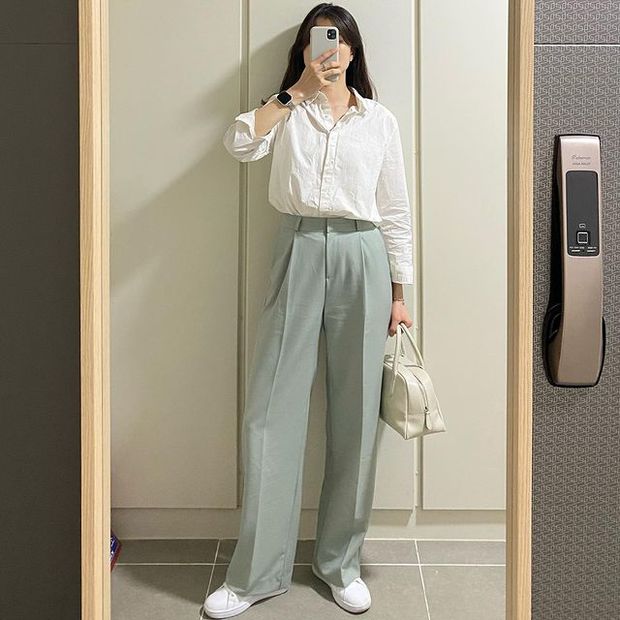 Blogger người Hàn mách bạn 6 set đồ mặc đẹp chốn công sở: vừa thoải mái, lịch sự lại thời thượng vô cùng - Ảnh 4.
