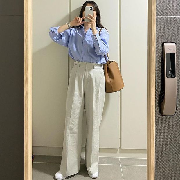 Blogger người Hàn mách bạn 6 set đồ mặc đẹp chốn công sở: vừa thoải mái, lịch sự lại thời thượng vô cùng - Ảnh 1.