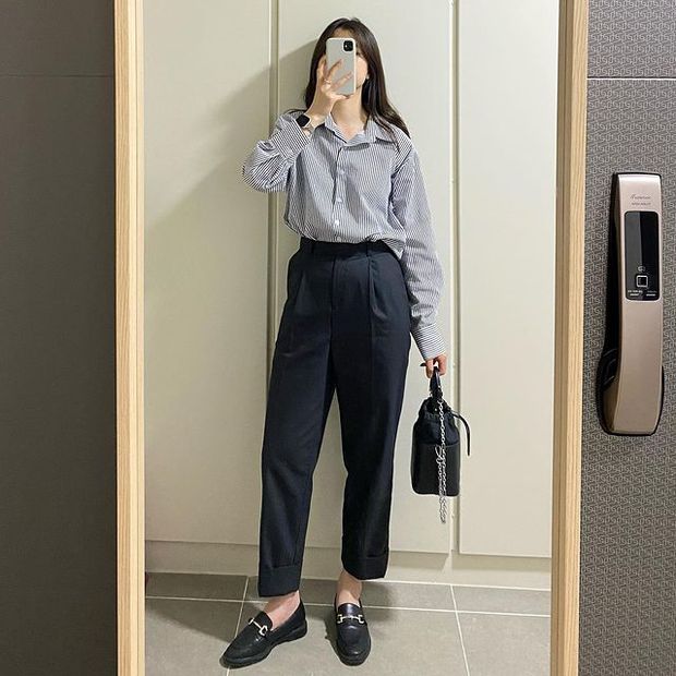 Blogger người Hàn mách bạn 6 set đồ mặc đẹp chốn công sở: vừa thoải mái, lịch sự lại thời thượng vô cùng - Ảnh 7.