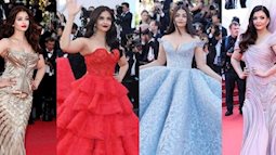 Nhan sắc "Hoa hậu đẹp nhất mọi thời đại" qua 20 năm xuất hiện trên thảm đỏ Cannes