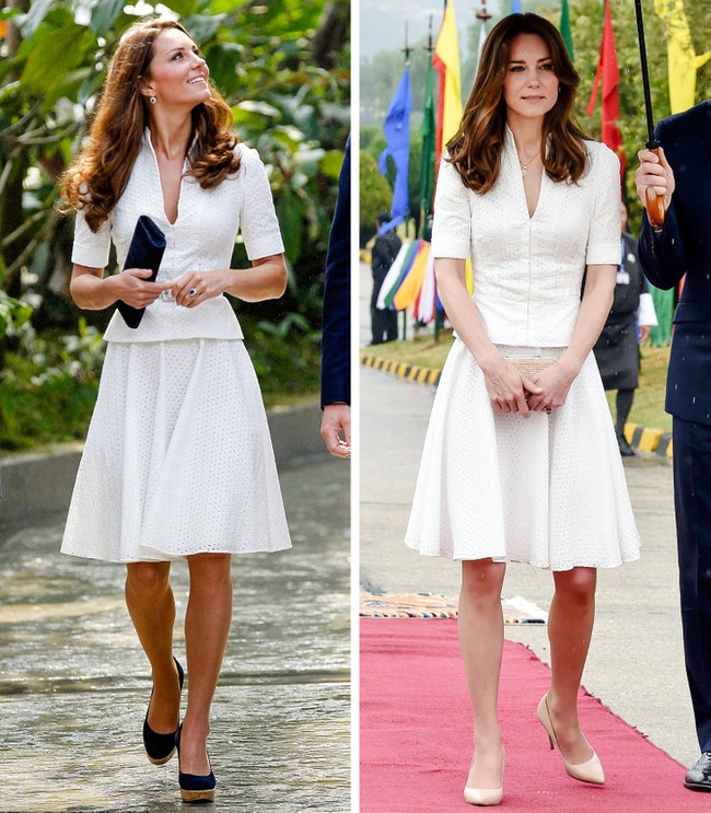 Bái phục Công nương Kate Middleton với những lần diện lại đồ cũ mà vẫn rất đẹp - Ảnh 12.