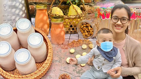 Mê sữa hạt, mẹ đảm sáng tạo 1001 công thức chế biến rất tốt cho phụ nữ mang thai và trẻ nhỏ