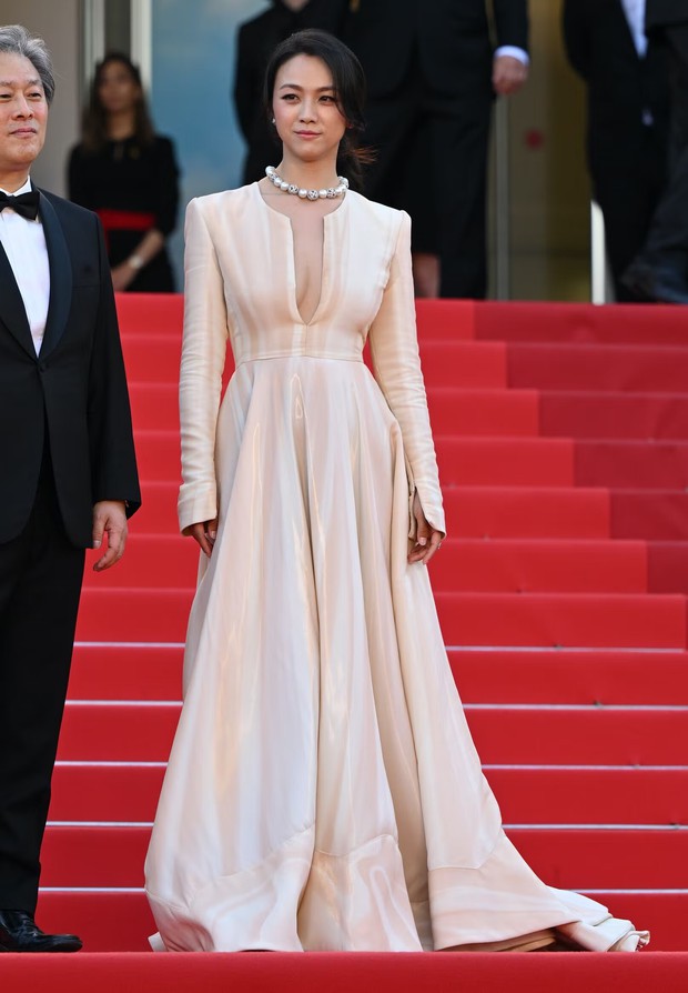 Siêu thảm đỏ Cannes 2022: Naomi Campbell lộng lẫy tựa nữ hoàng, Kristen Stewart và Thang Duy đẹp hoàn mỹ vẫn chịu cảnh lép vế - Ảnh 10.