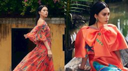 Hoa hậu Tiểu Vy hóa "nàng thơ phố Hội" trong loạt thiết kế rực sắc màu