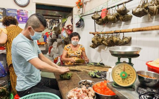 Bánh bá trạng: Nét đẹp ngày Tết Đoan Ngọ của người Hoa - Ảnh 4.