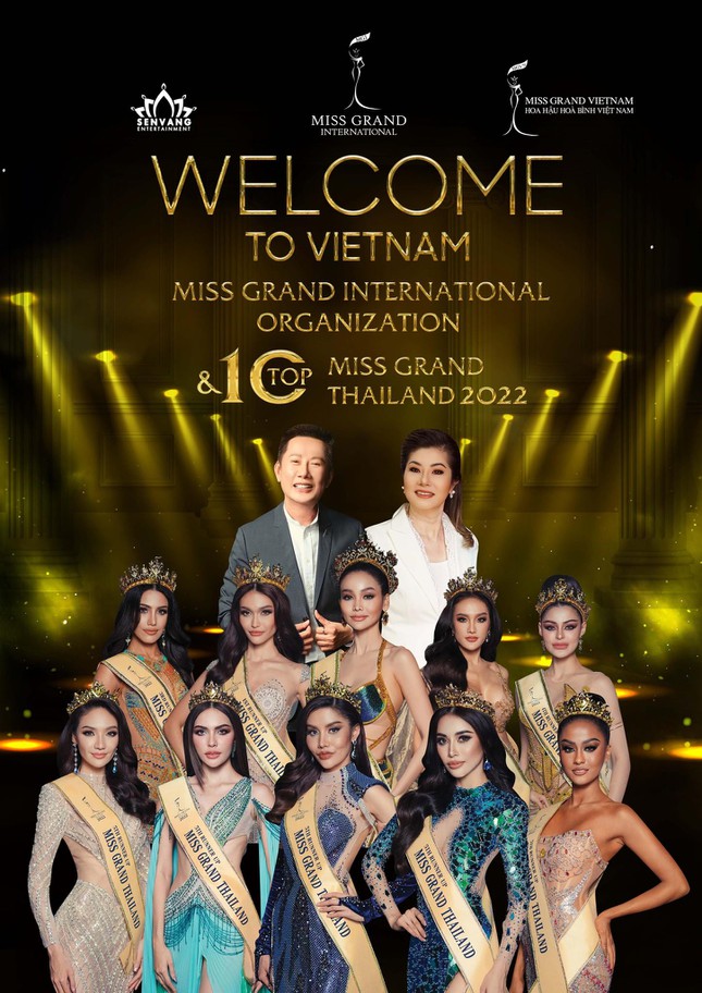 Đương kim Hoa hậu Hoà bình Thái Lan sang Việt Nam dự họp báo khởi động Miss Grand Vietnam 2022 - Ảnh 1.