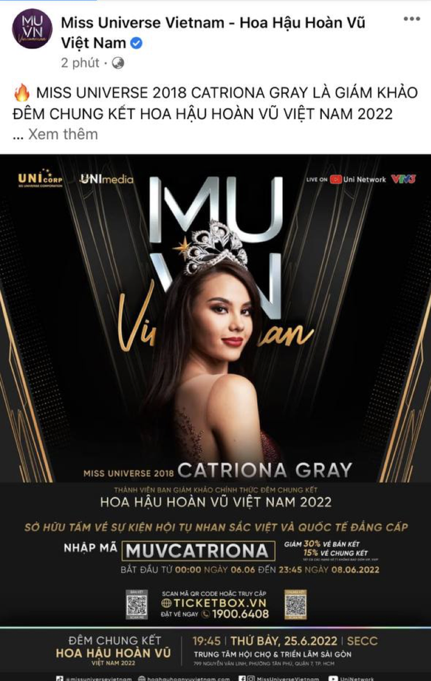 Catriona Gray - Miss Universe 2018 chính thức là giám khảo đêm chung kết Hoa hậu Hoàn vũ Việt Nam 2022 - Ảnh 2.