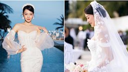 Bóc giá hai bộ váy cưới của cô dâu Minh Hằng