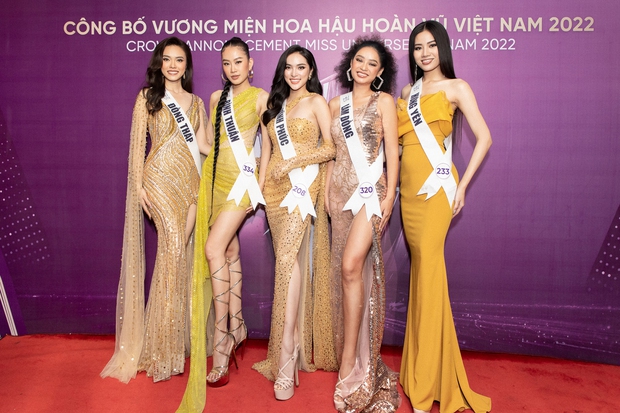 Sự kiện Hoa hậu Hoàn vũ Việt Nam 2022: Khánh Vân nổi bần bật, Top 41 thí sinh đọ sắc trên thảm đỏ, vương miện được công bố - Ảnh 10.