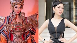 Thuý Vân mặc váy xẻ vòng 1 sexy, Kim Duyên công bố trang phục dân tộc ở Hoa hậu Siêu quốc gia DUY NA