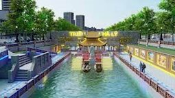 Phối cảnh ấn tượng của Công viên lịch sử - văn hóa - tâm linh trên dòng sông Tô Lịch