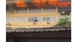 Hà Nội: Cháy lớn tại 109 Trường Chinh