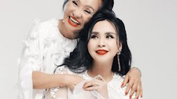 Sao Việt 20/10: Diva Thanh Lam trẻ đẹp như thiếu nữ bên mẹ