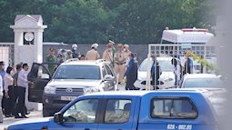 Chùm ảnh: Bị cáo Lê Tùng Vân vắng mặt tại phiên tòa phúc thẩm