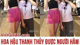 Hoa hậu Thanh Thủy được người hâm mộ bắt gặp ngoài đường, nhan sắc thường gây chú ý