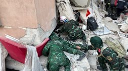 Đoàn cứu hộ Công an và Quân đội Việt Nam đang tích cực tìm nạn nhân động đất ở Thổ Nhĩ Kỳ
