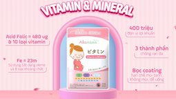 Vitamin thai kỳ Akamama có bảng thành phần như thế nào?