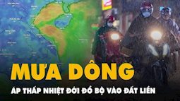 Tin áp thấp nhiệt đới mới nhất: Cả nước mưa to đến rất to