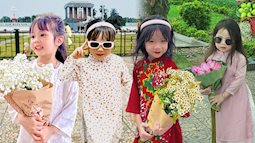 Cùng em bé 5 tuổi "check-in" mùa đẹp nhất trong năm ở Hà Nội