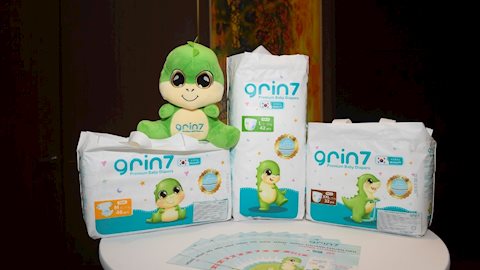 Tã Hàn Quốc GRIN7  đạt chứng nhận Dermatestan toàn với làn da nhạy cảm của bé