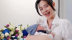 Sau 4 tháng sinh con, Minh Hằng hiếm hoi công khai rõ gương mặt nhóc tỳ