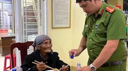 Công an Quảng Ngãi giúp cụ bà 92 tuổi đoàn tụ với gia đình sau 15 năm thất lạc