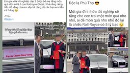 Lan truyền tin thất thiệt "bố tặng con xe Rolls-Royce trong lễ tốt nghiệp"