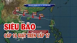 TRỰC TIẾP: Siêu bão Yagi giữ nguyên cấp 16, cách Quảng Ninh 450km