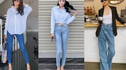 Mặc quần jeans đẹp như mỹ nhân Việt trong mùa thu