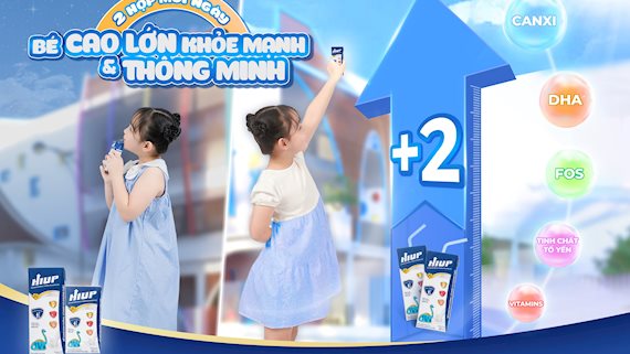 Dinh dưỡng tiện lợi pha sẵn HIUP - Nền móng cho sự phát triển toàn diện của trẻ