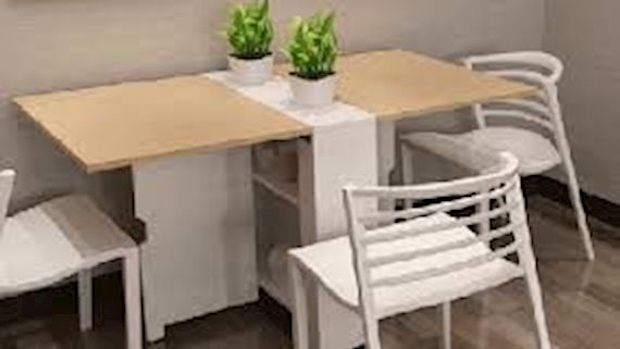 Bàn tròn lớn đã lỗi thời rồi, bây giờ bàn ăn như thế này mới là mốt