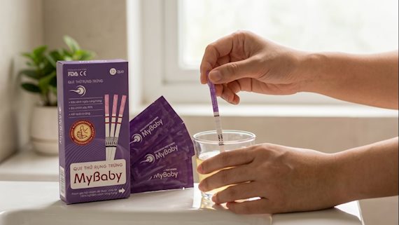 Que thử rụng trứng MyBaby - Chạm tay vào giấc mơ làm mẹ